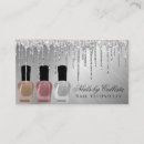 Buscar esmalte uñas de tarjetas de visita Salón de belleza
