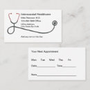 Buscar stethoscope tarjetas de visita Salud