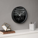 Buscar rayas modernas relojes de pared Para ellos