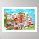 Buscar cinque terre arte Ilustracion