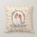 Buscar cavalier king charles spaniel cojines Amante de los perros