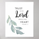 Buscar confianza en el señor posters Verso de la biblia