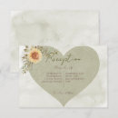 Buscar corazones amarillos invitaciones Floral