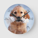 Buscar perro relojes de pared Cachorro