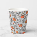 Buscar dibujo animado papel vasos Halloween