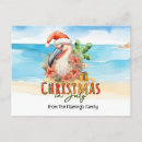 Buscar flamenco de navidad postales Flamingo