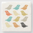 Buscar aves posavasos Retro