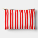 Buscar rayas rojas y blancas bolsas cosmetica Rojo