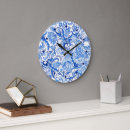 Buscar flores hermosas relojes de pared Para ella