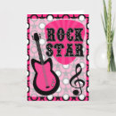 Buscar estrella del rock tarjetas Rosa
