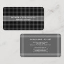 Buscar plástico tarjetas de visita Elegante