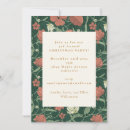 Buscar flores rojas invitaciones Vintage