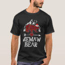 Buscar familia del oso camisetas Rojo