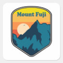 Buscar el monte fuji pegatinas Volcán
