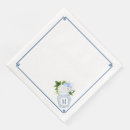 Buscar chino boda servilletas Monograma