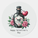 Buscar poción de amor pegatinas Gótico