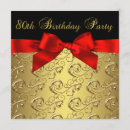 Buscar damasco rojo y negro invitaciones Fiesta