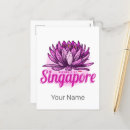 Buscar bandera de singapur postales Vintage