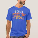 Buscar odio correr camisetas Parodia