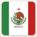 Buscar bandera mexicana posavasos México