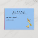 Buscar clases particulares tarjetas de visita El tutoring