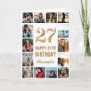 Buscar veintisiete postales Cumpleaños 27