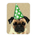 Buscar pug imanes Hojas de flores