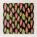 Buscar hojas otoñales puzzles Patrón