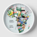 Buscar áfrica relojes de pared Colorido