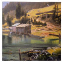 Buscar caza azulejos Paisaje