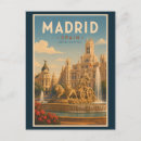 Buscar madrid postales Viaje retro vintage