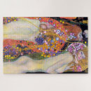 Buscar pintura del klimt de gustavo puzzles Flores