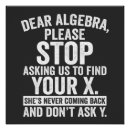 Buscar álgebra posters Divertido