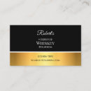Buscar licores tarjetas de visita Whisky