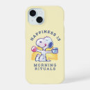 Buscar felicidad iphone fundas Charles schulz