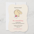 Buscar buena fortuna invitaciones Adorable