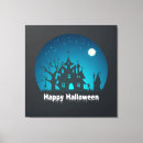 Buscar azul y negro lienzos Halloween