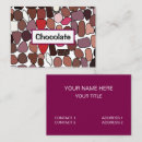 Buscar chocolate tarjetas de visita Confecciones