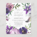 Buscar violeta lila invitaciones Púrpura