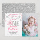 Buscar del copo nieve invitaciones de cumpleaños Onederland