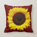 Buscar girasol rojo cojines Otoño