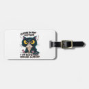 Buscar gruñón etiquetas para maletas Gatito