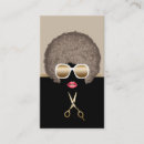 Buscar afro tarjetas de visita Estilista