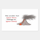 Buscar volcanes pegatinas Erupción