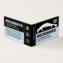 Buscar mecánico coche de tarjetas de visita Clientes
