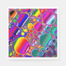 Buscar arte abstracto servilletas Azul