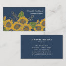 Buscar girasoles tarjetas de visita Clientes