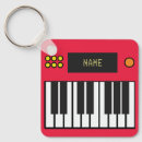 Buscar teclado de piano llaveros Moderno