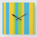 Buscar turquesa y amarillo relojes de pared General y unisex
