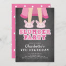 Buscar slumber party invitaciones Chica